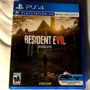 PS4 Game “Resident Evil” pre owned